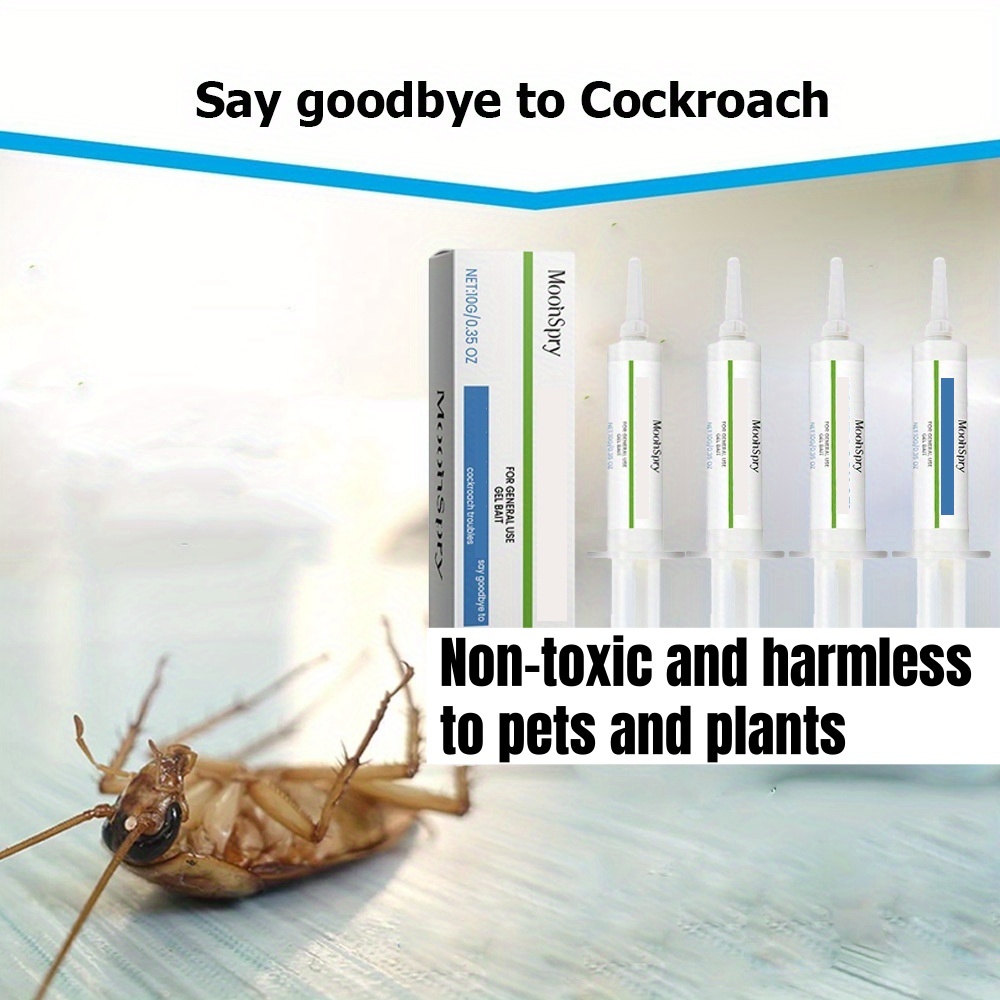 Kitchen Gadgets Needed - 4 Tubes Cockroach Attractant Bait Gel,