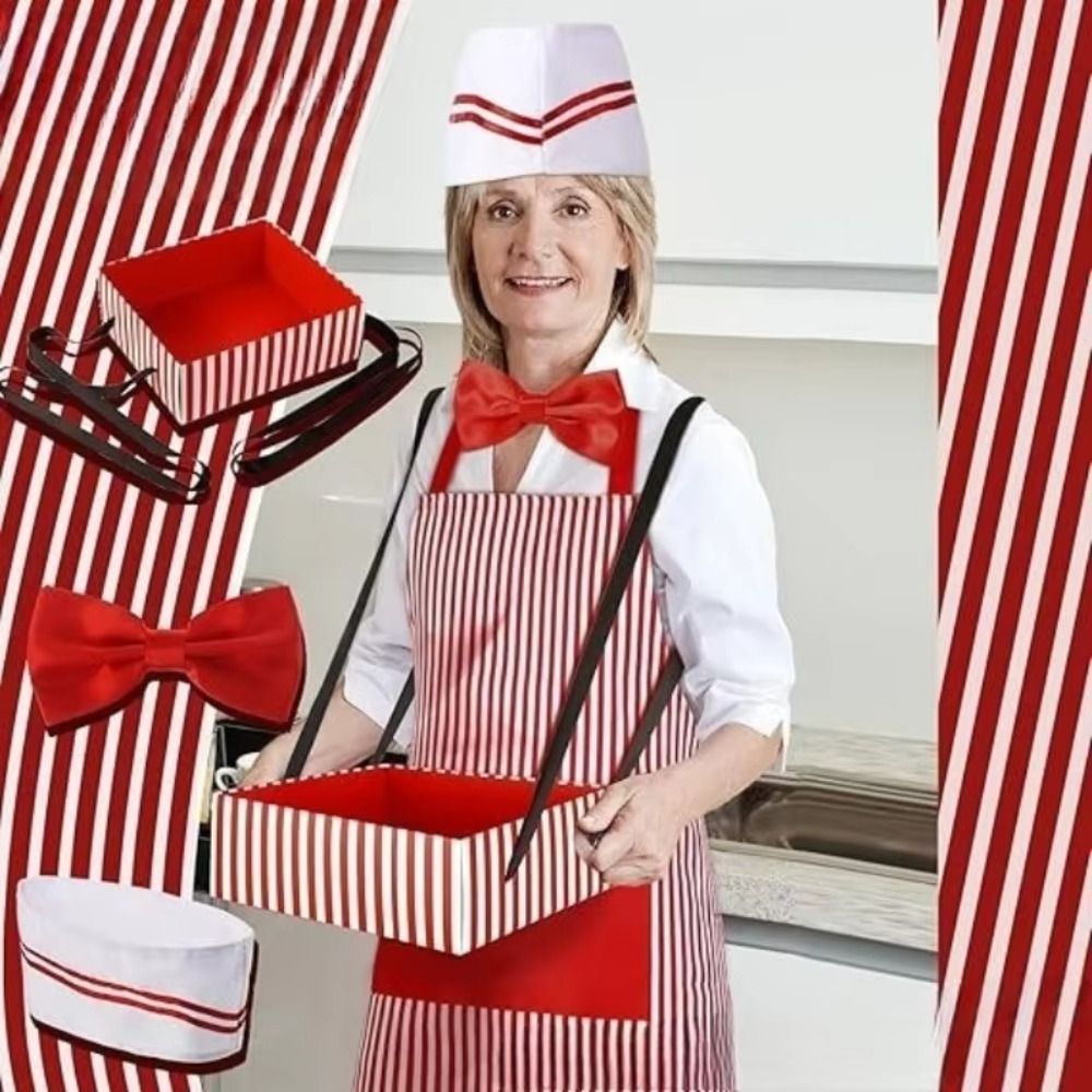 Kitchen Gadgets For Women - Carnivals Circus Waiter Cosplay Apron with