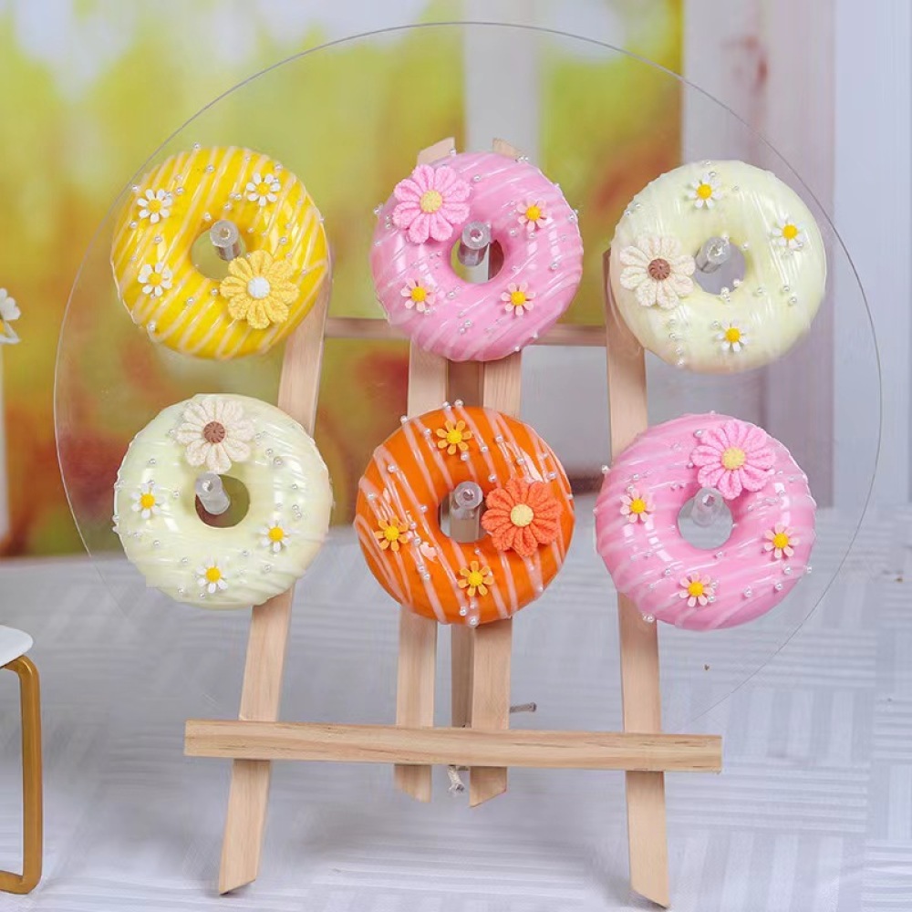 Kitchen Gadgets Home Party - Decorative Donut Fridge Magnet Realistic Food