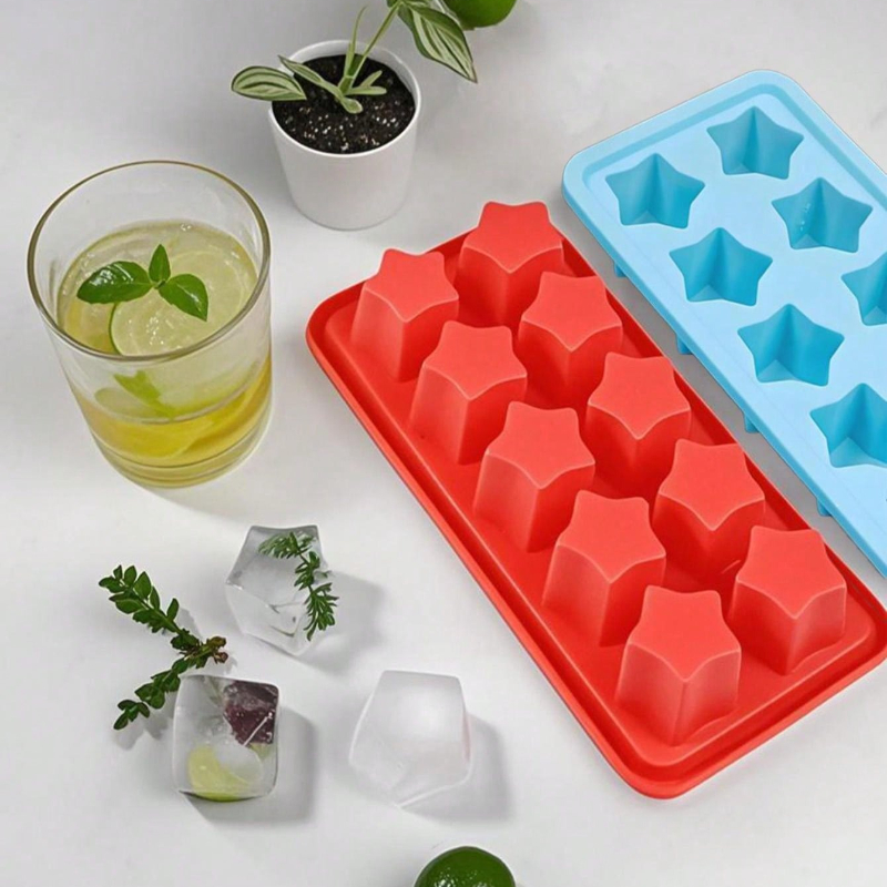Kitchen Gadgets Baking - Star Shaped Ice Cube Molds for