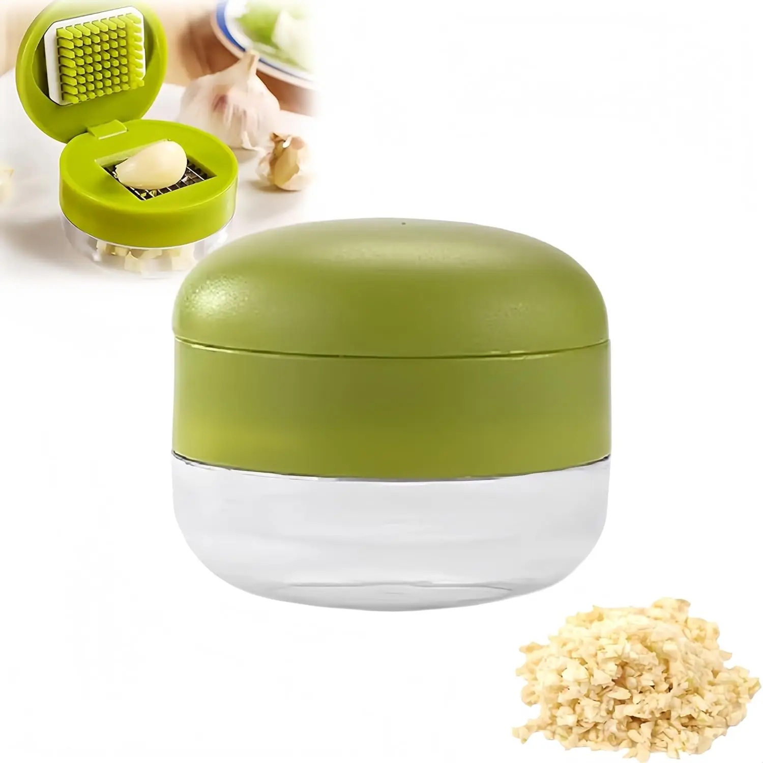Manual Garlic Press - Manual Garlic Twister and Ginger Mincer
