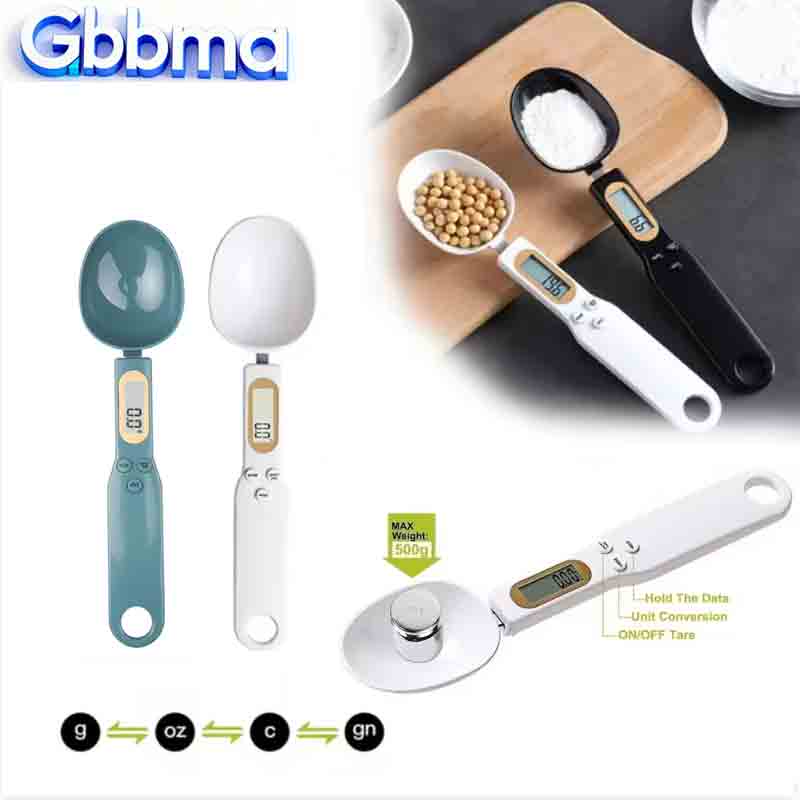 Digital Kitchen Scale - hot LCD digital adjustable weighing spoon,