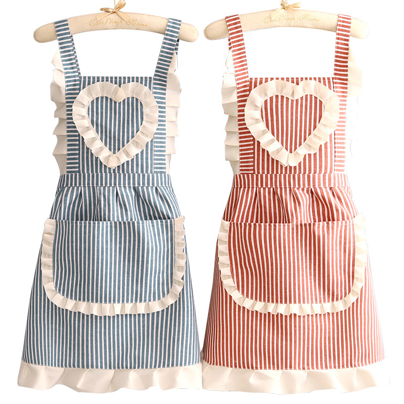 Kitchen Gadgets For Women - Apron Ruffle Apron for Women Cotton
