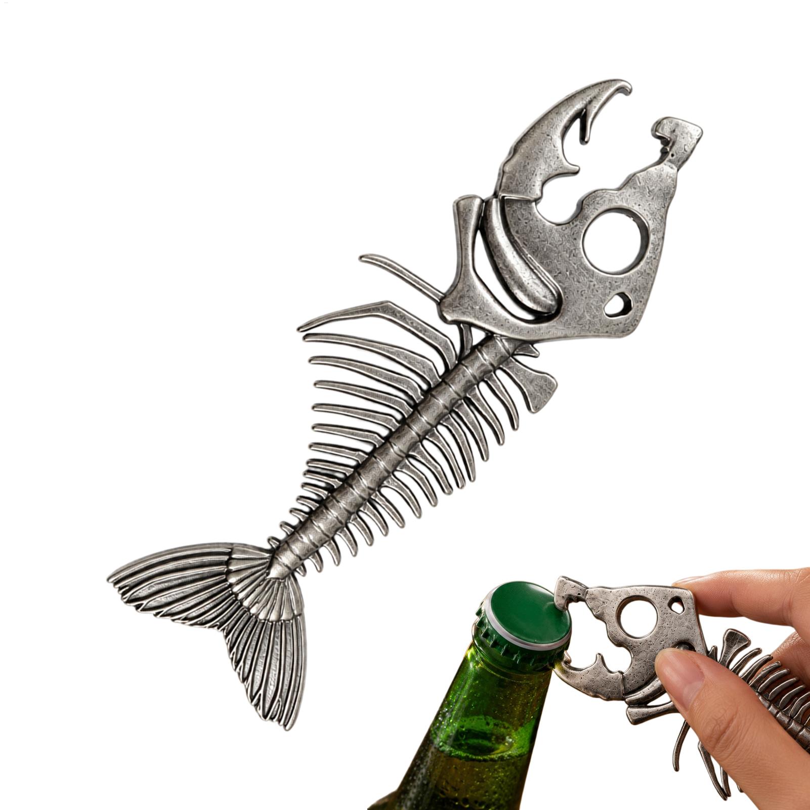 Kitchen Gadgets Home Party - Fish Bone Bottle Opener Creative Alloy