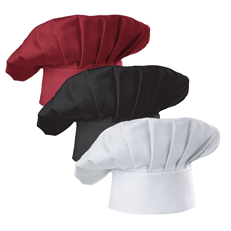Kitchen Gadgets China - 3pcs High22cm Cook Hat White Chef