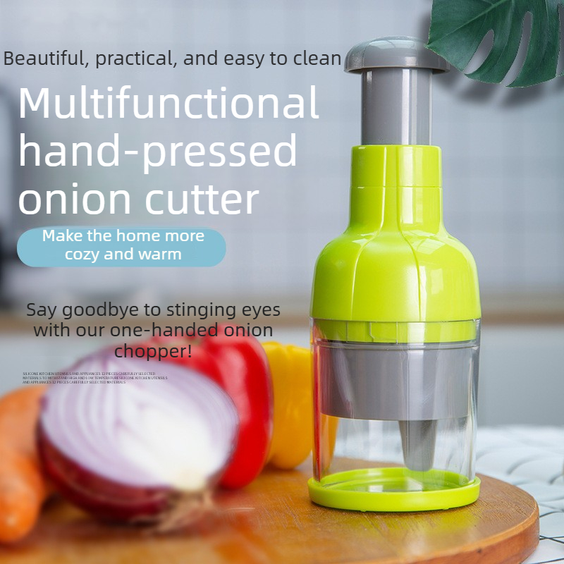 Manual Garlic Press - Manual Garlic Ginger Onion Chopper Stainless