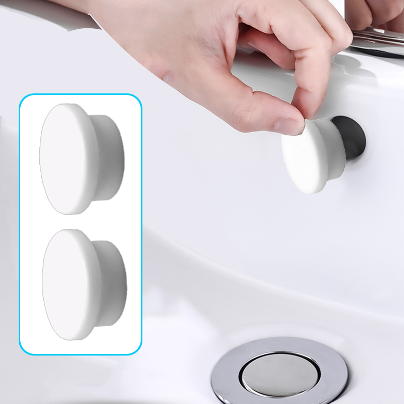 Kitchen Gadgets Plus - 2/4/8PC Bathroom Rubber Wash Basin Overflow