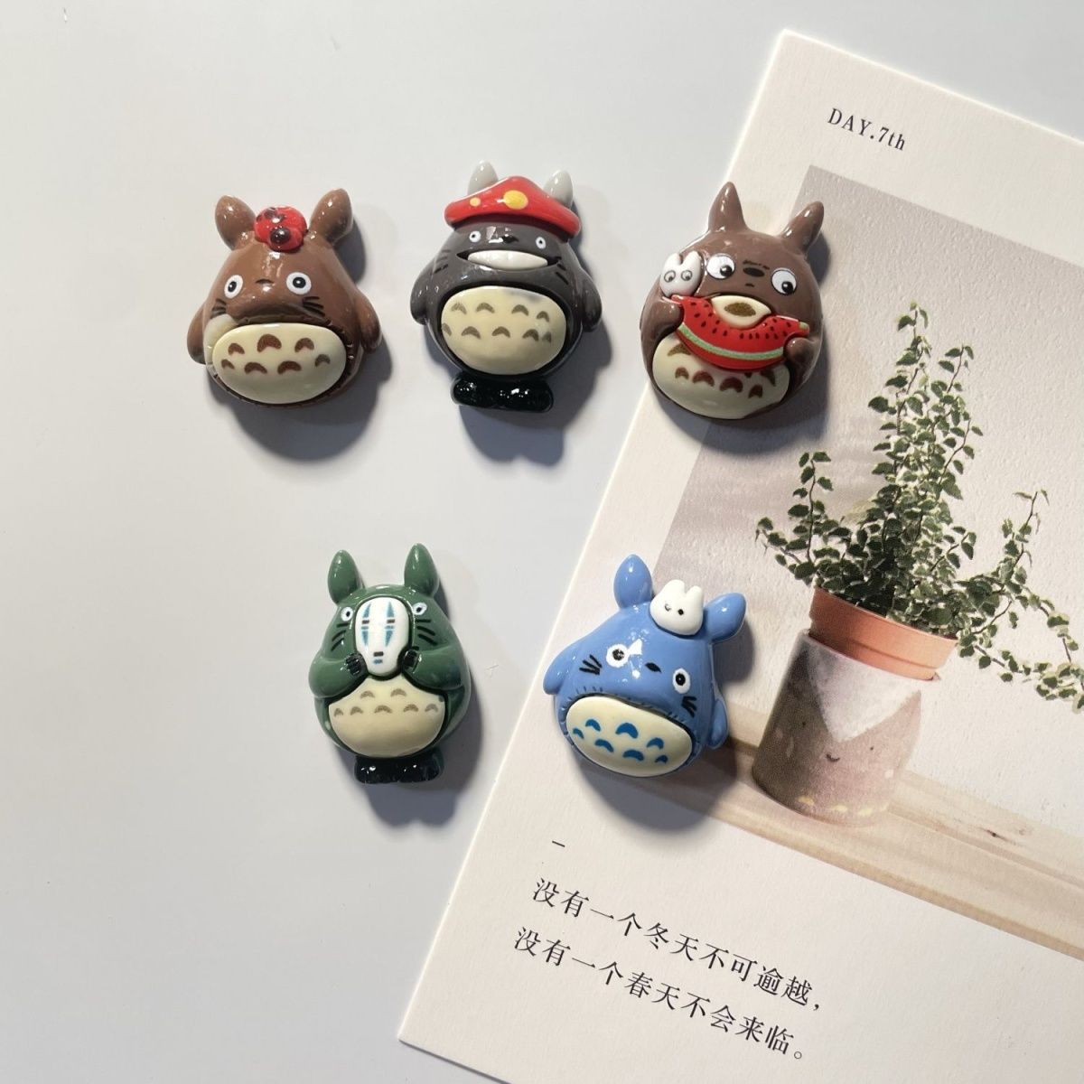 Kitchen Gadgets Plus - Totoro Anime Resin Fridge Magnet Cute