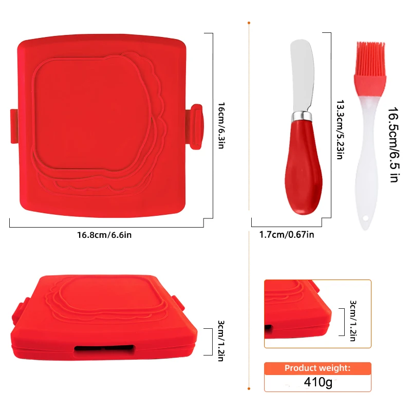 3pack Food Grade Sandwich Toas - Kitchen Gadgets Baking ulasan dan harga