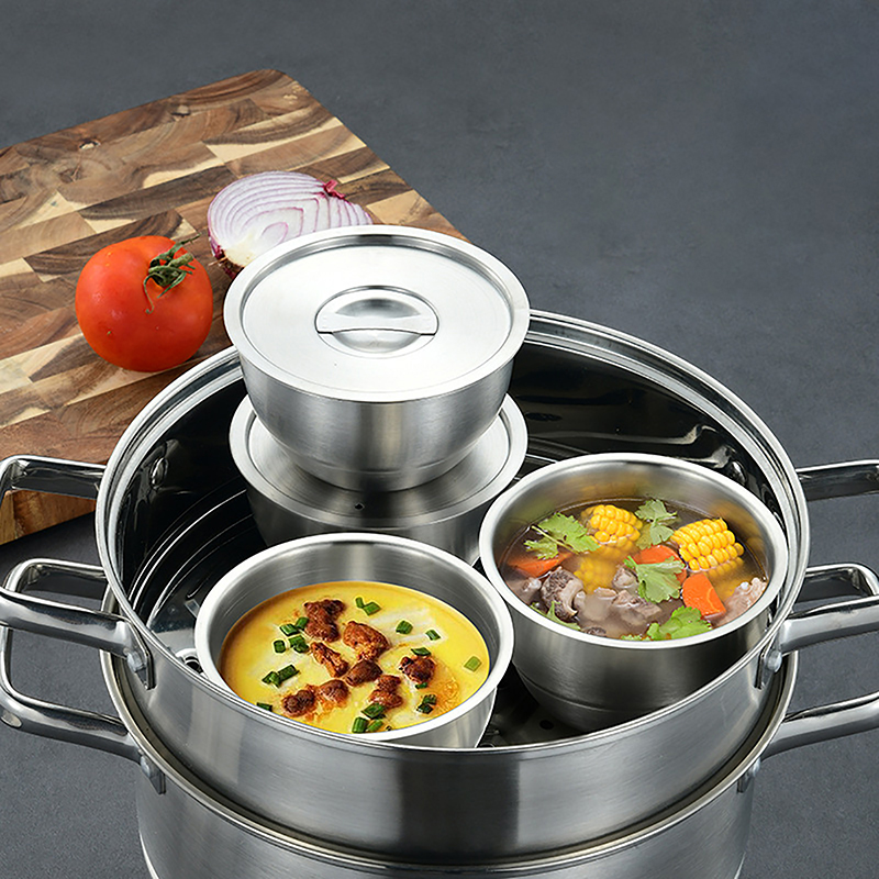 1Pc Stainless Steel Rice Bowl  - Korean Kitchen Gadgets ulasan dan harga