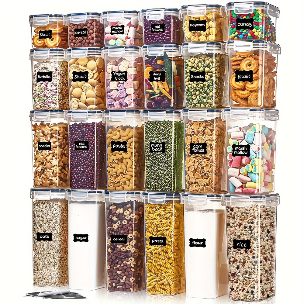 24Pcs Food Storage Containers  - Kitchen Gadget Amazon ulasan dan harga