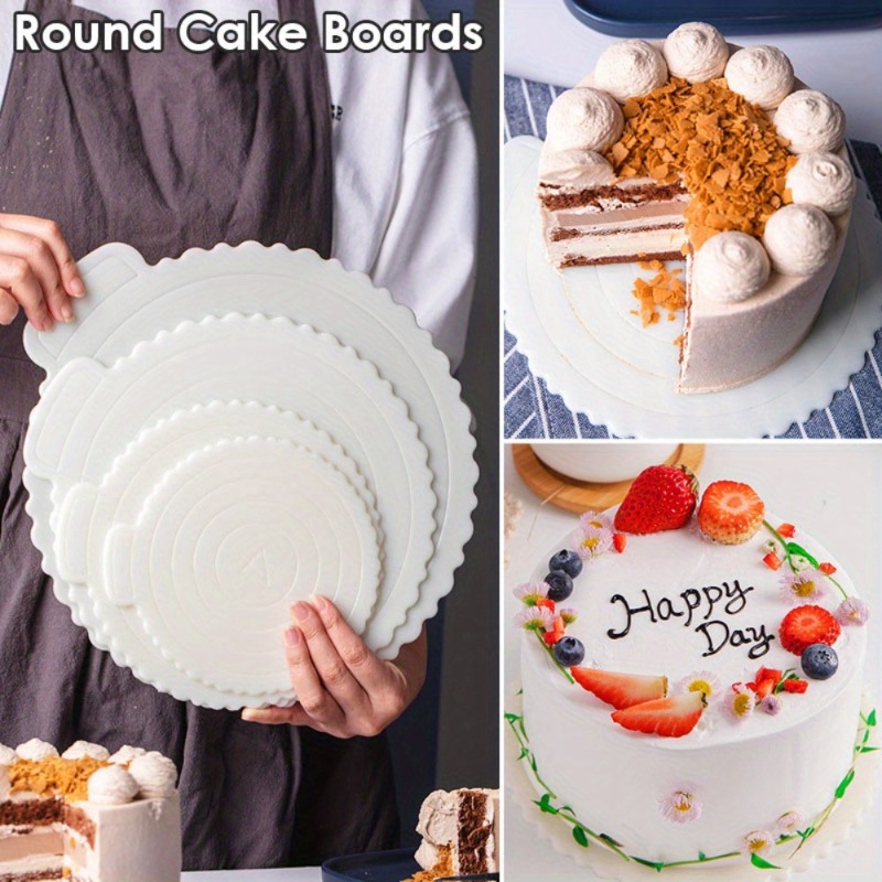 Reusable Plastic Round Cake Tr - Kitchen Gadgets Home Party ulasan dan harga