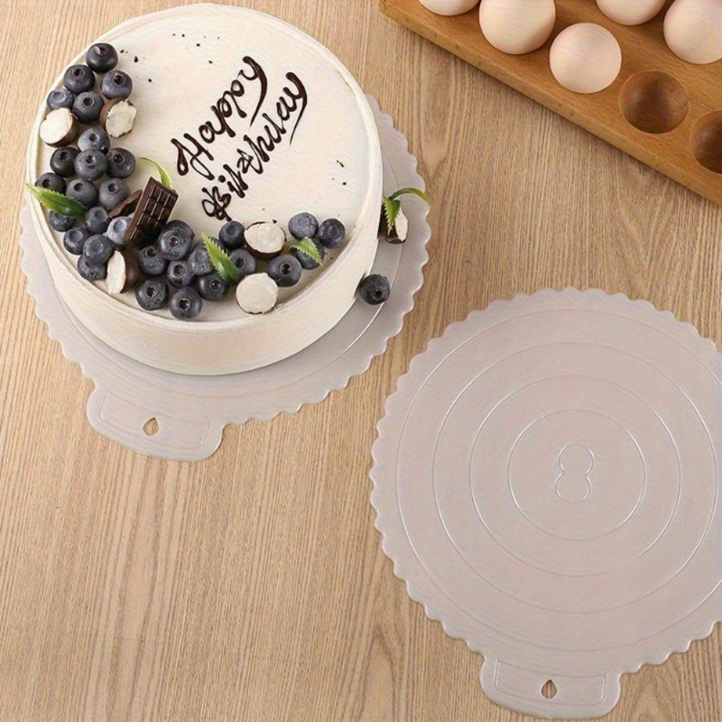 Reusable Plastic Round Cake Tr - Kitchen Gadgets Home Party ulasan dan harga