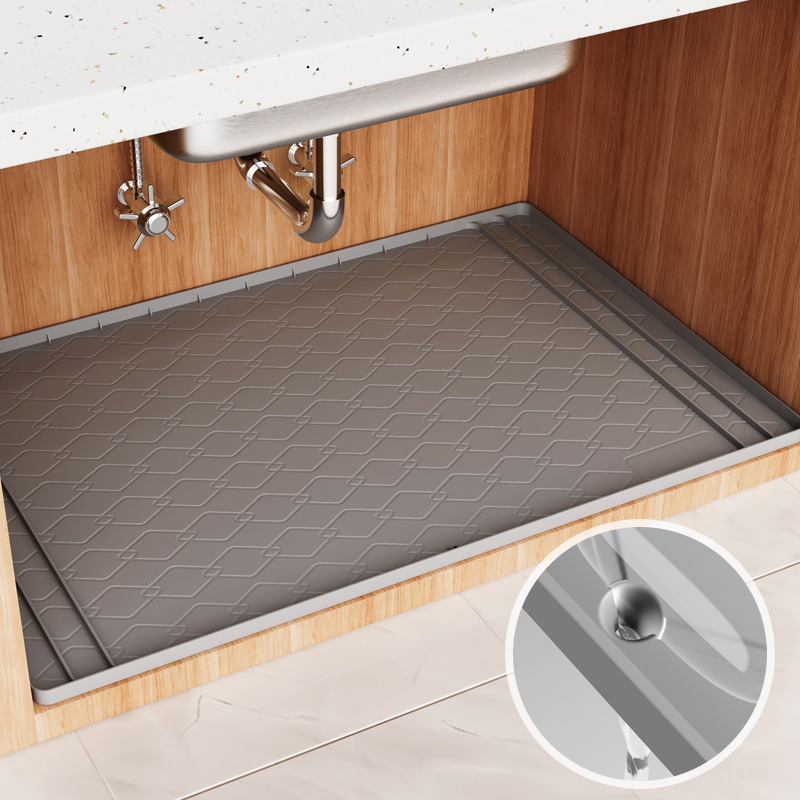 Silicone Under Sink Mat Kitche - Kitchen Gadgets Cabinet ulasan dan harga
