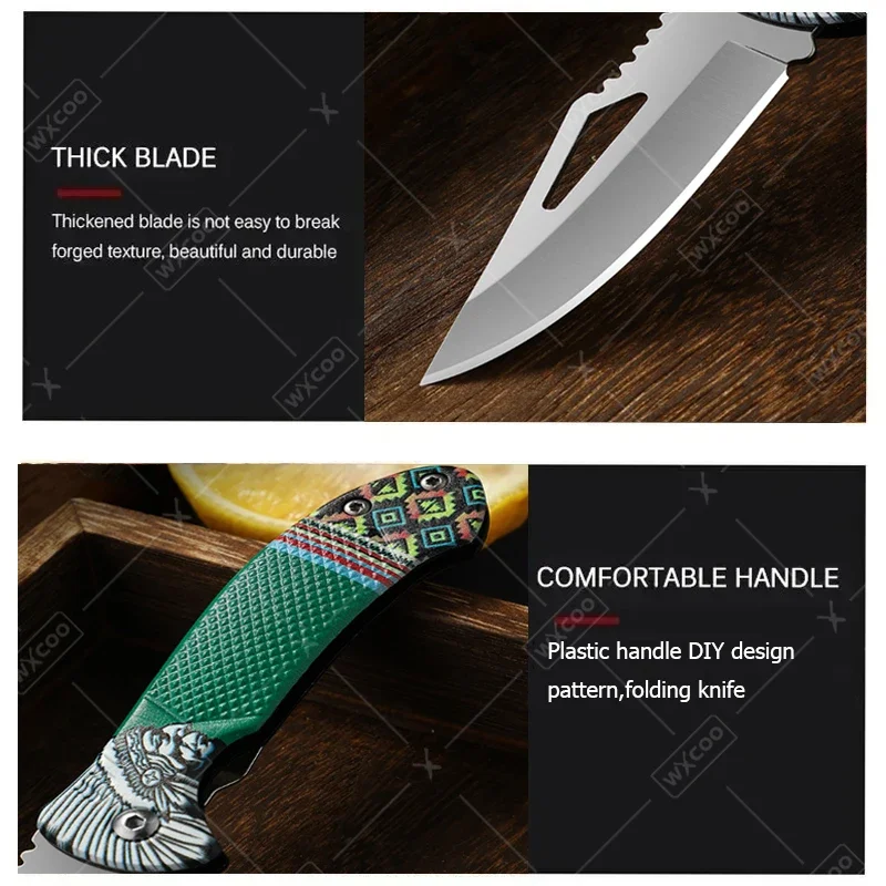 WXCOO Folding Knife Stainless  - Kitchen Gadgets China ulasan dan harga