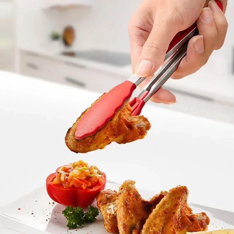 7 Inch Non-Slip Food Tongs Cre - Kitchen Gadgets China ulasan dan harga
