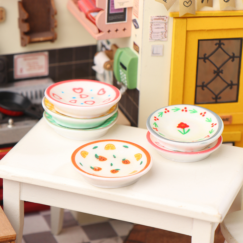 5Pcs 1/12 Dollhouse Mini Plate - Kitchen Gadgets Plus ulasan dan harga