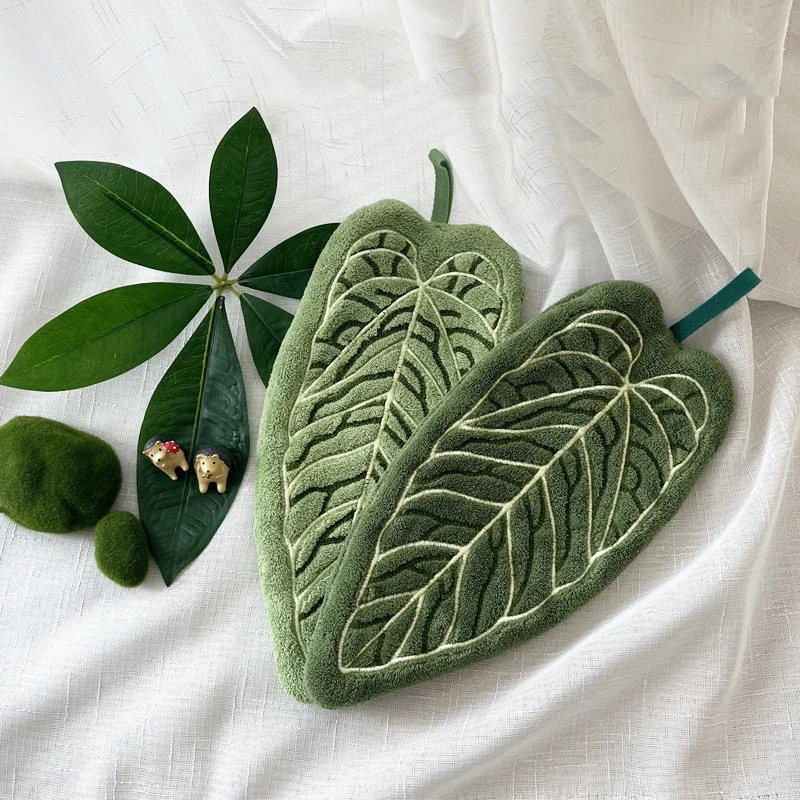 1PC Hot Plant Hand Towel Clean - Kitchen Gadgets Plus ulasan dan harga