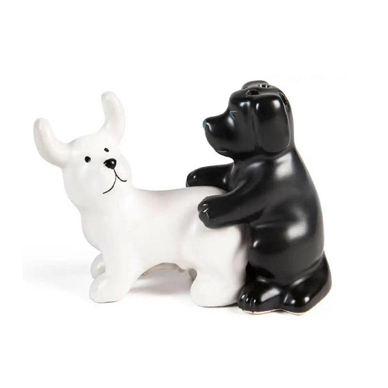 Black And White Ceramic Dog Sa - Korean Kitchen Gadgets ulasan dan harga