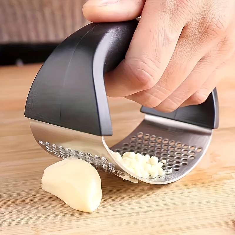 1A manual garlic press Black H - Manual Garlic Press ulasan dan harga