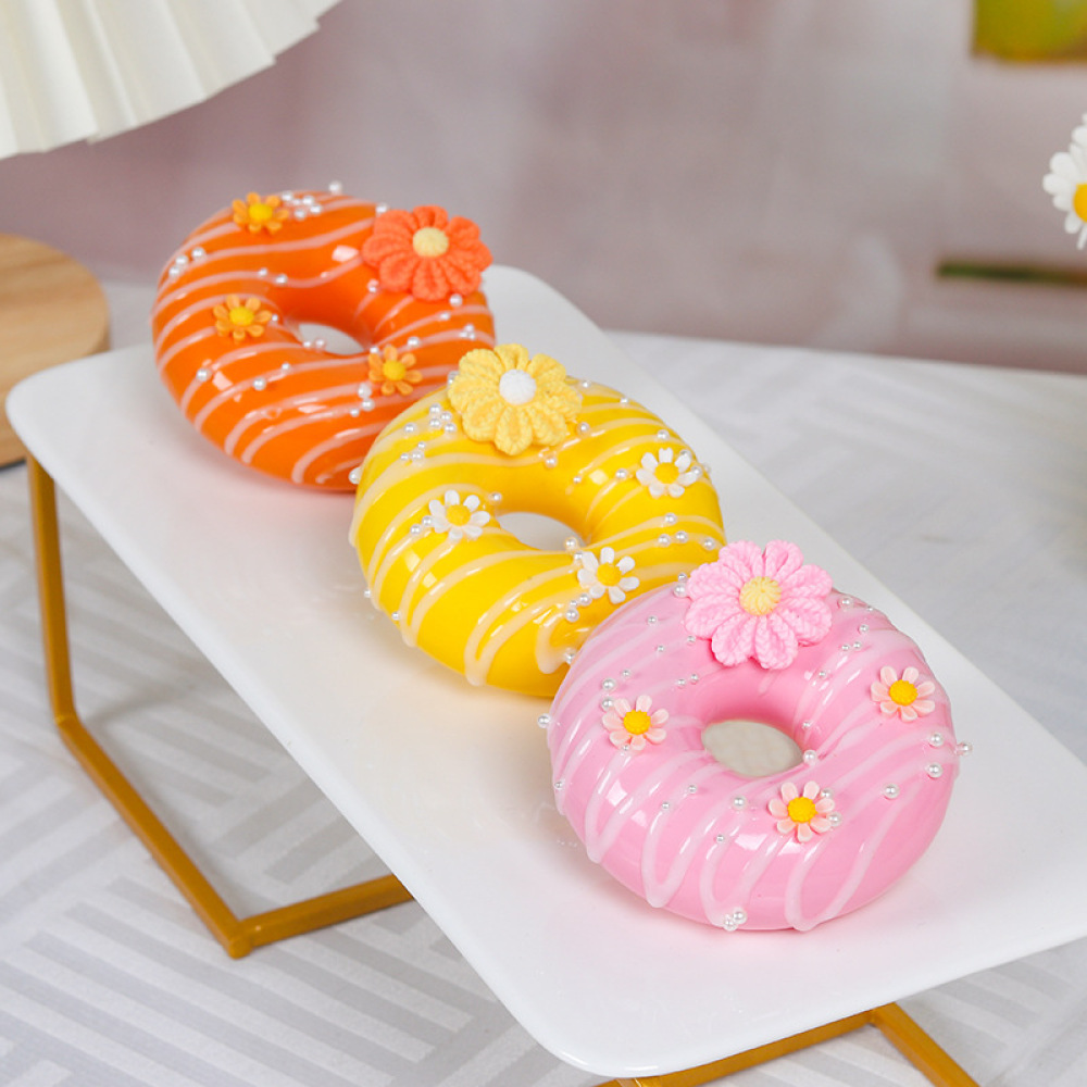 Decorative Donut Fridge Magnet - Kitchen Gadgets Home Party ulasan dan harga