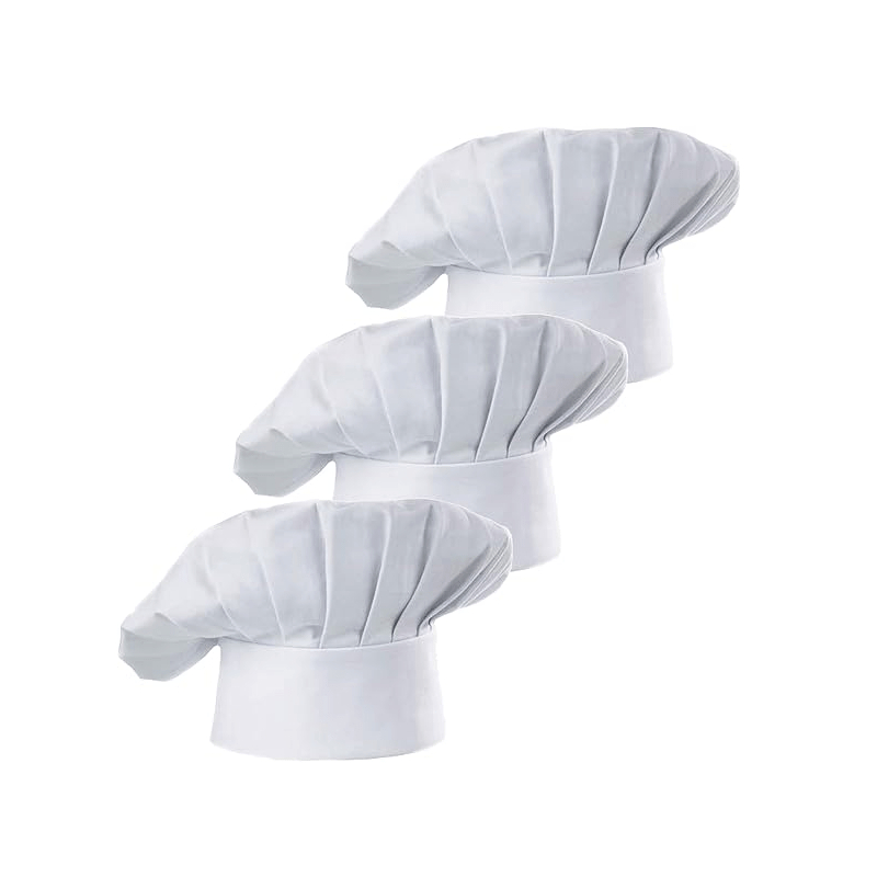 3pcs Chef Hat Adult Adjustable - Kitchen Gadgets China ulasan dan harga