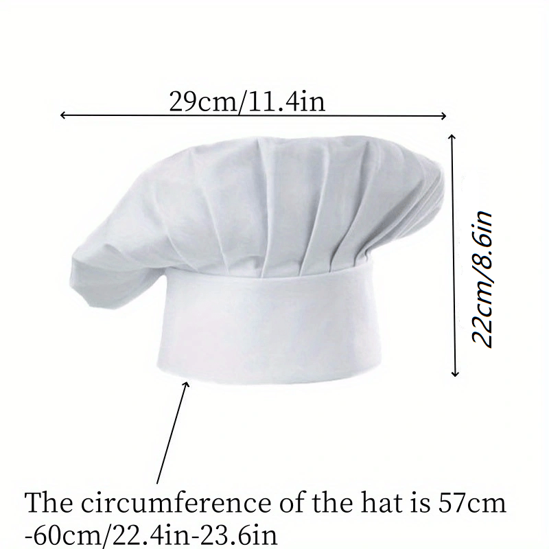 3pcs Chef Hat Adult Adjustable - Kitchen Gadgets China ulasan dan harga