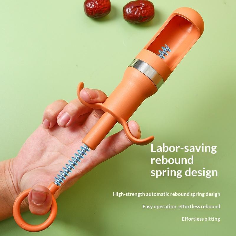 One-Second Cherry Pitter Stain - Kitchen Gadgets Baking ulasan dan harga
