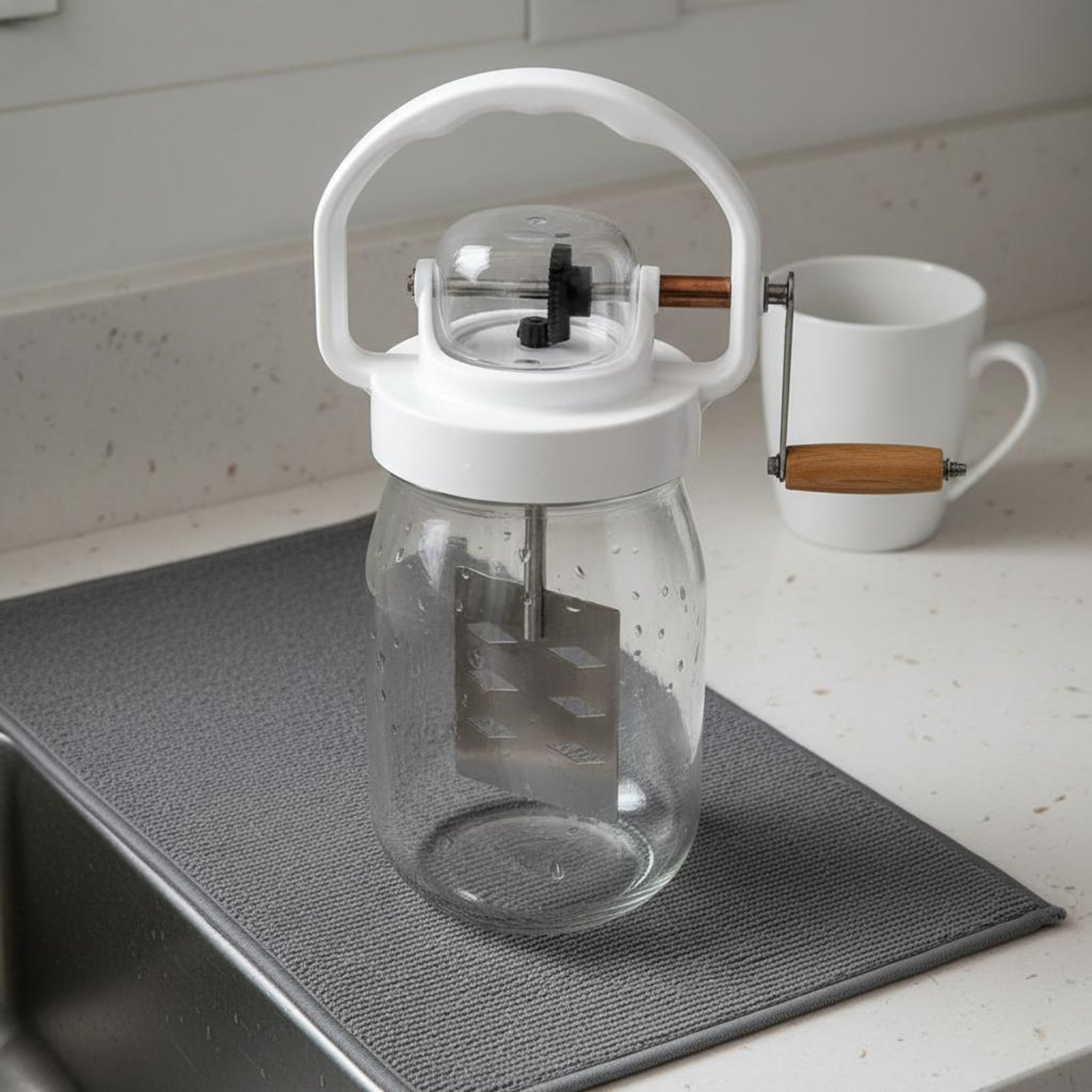 Hand Crank Butter Churner Manu - Kitchen Hand Gadgets ulasan dan harga