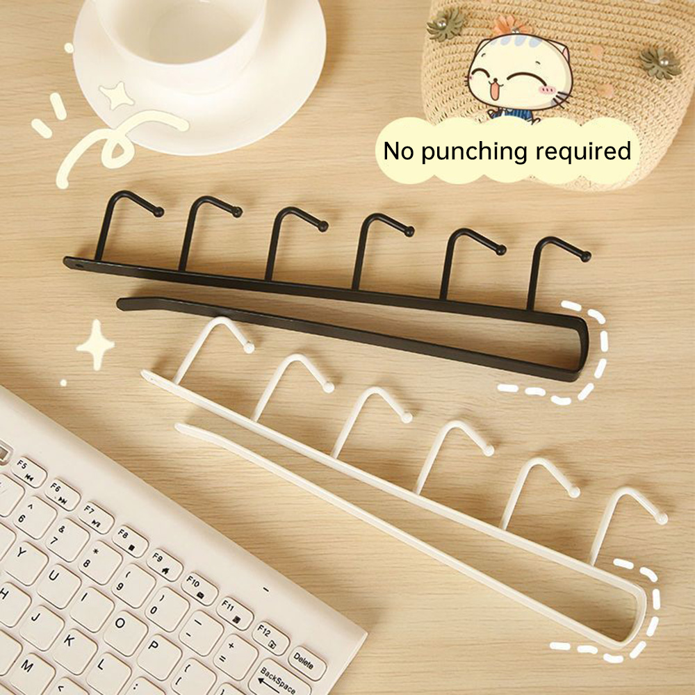 No Drill Under Cabinet Mug Hoo - Kitchen Gadgets Cabinet ulasan dan harga