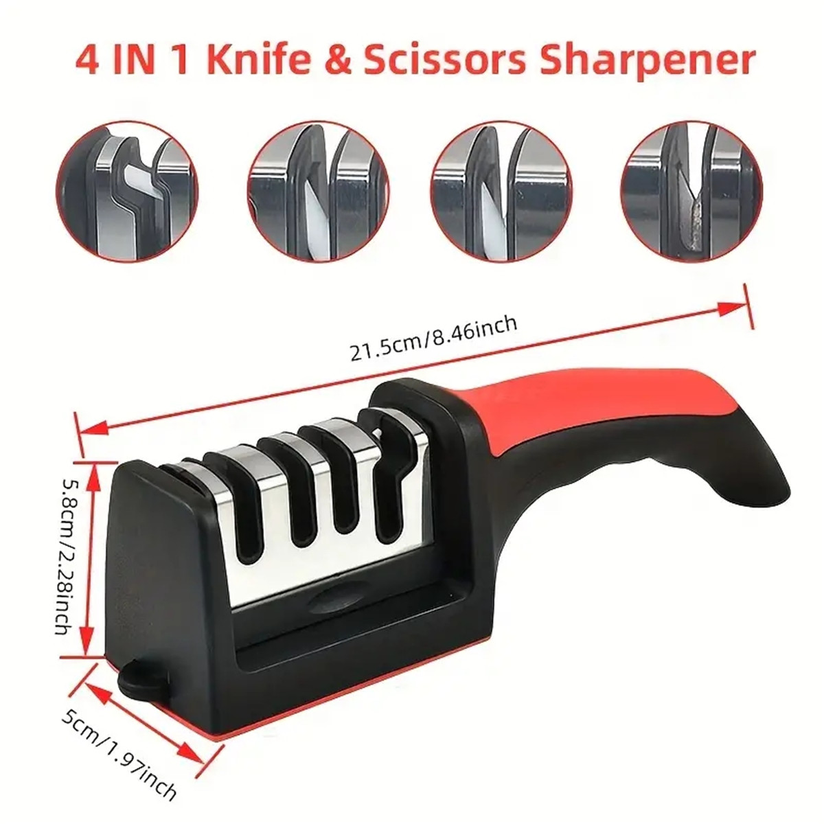 3/4 Segment Knife Sharpener Ki - Kitchen Gadgets Needed ulasan dan harga