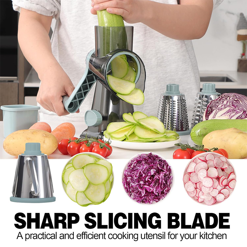 LMETJMA 3 in 1 Rotary Cheese G - Korean Kitchen Gadgets ulasan dan harga