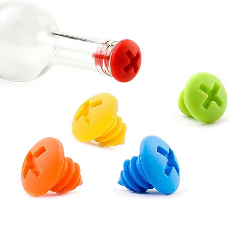 200Pcs Silicone Red Wine Stopp - Kitchen Gadgets Home Party ulasan dan harga