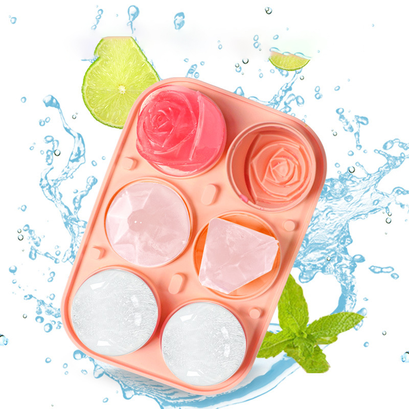 3D Rose Diamond Round Ice Cube - Kitchen Gadgets Baking ulasan dan harga