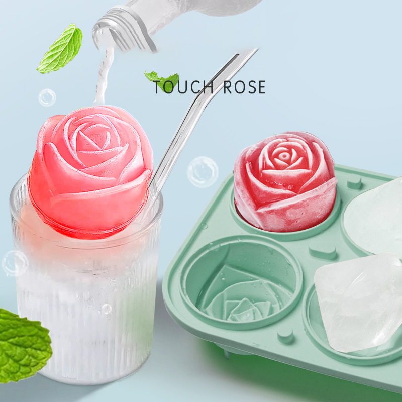 3D Rose Diamond Round Ice Cube - Kitchen Gadgets Baking ulasan dan harga