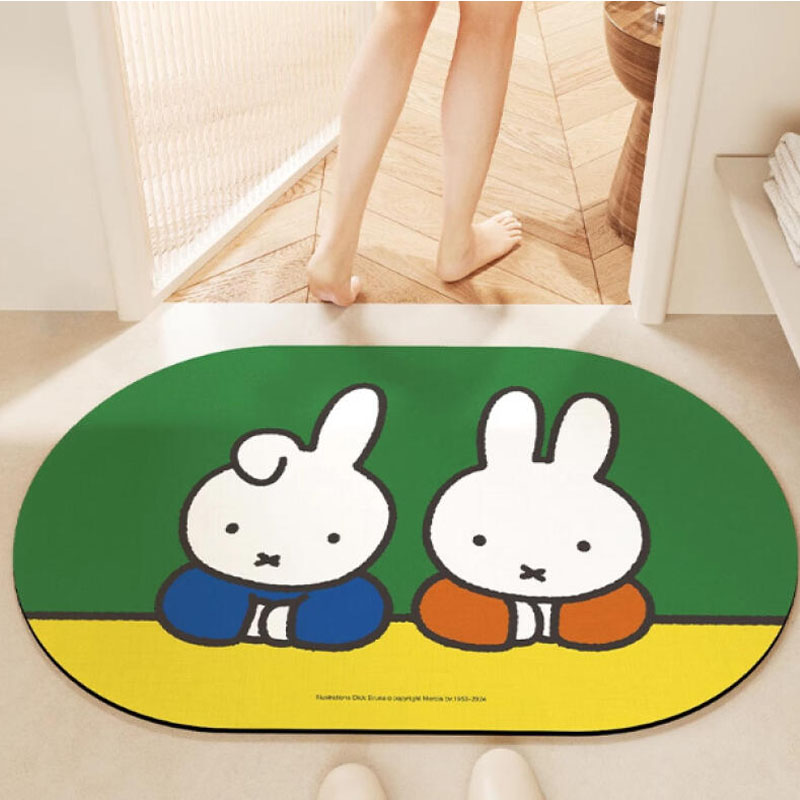 Miffy Anti Slip Floor Mats Ins - Korean Kitchen Gadgets ulasan dan harga