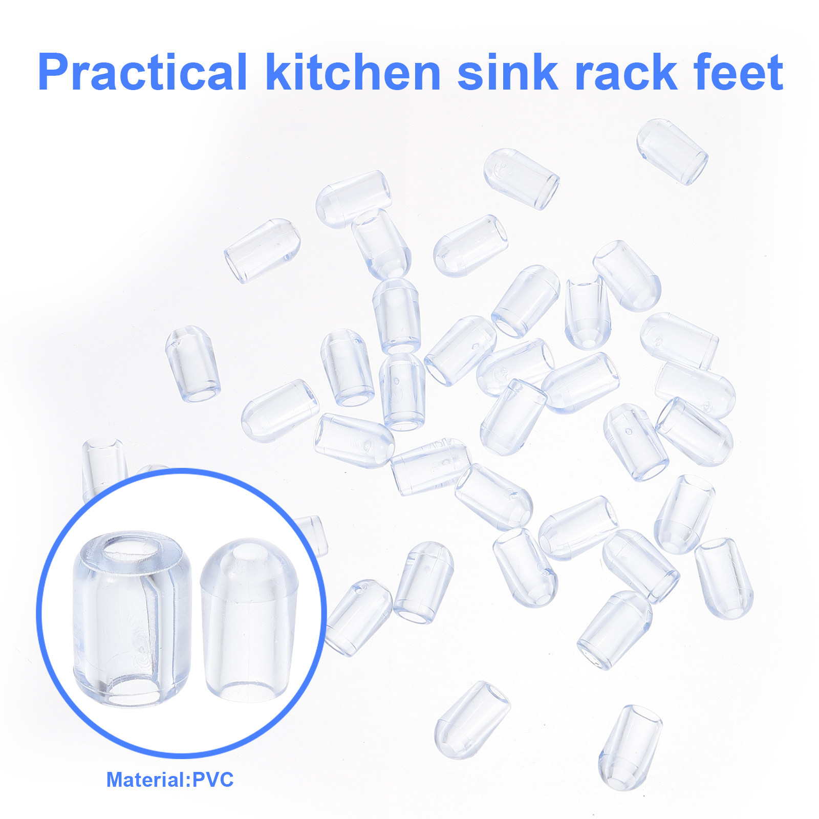 80Pcs Kitchen Sink Grid Feet P - Kitchen Gadgets Plus ulasan dan harga