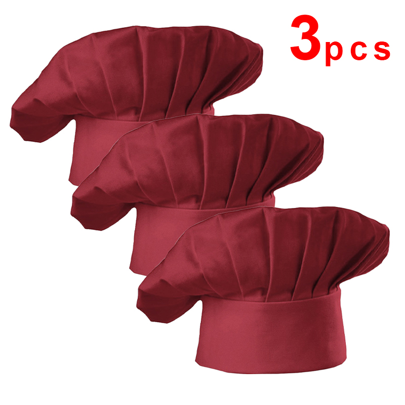 3pcs High22cm Cook Hat White C - Kitchen Gadgets China ulasan dan harga