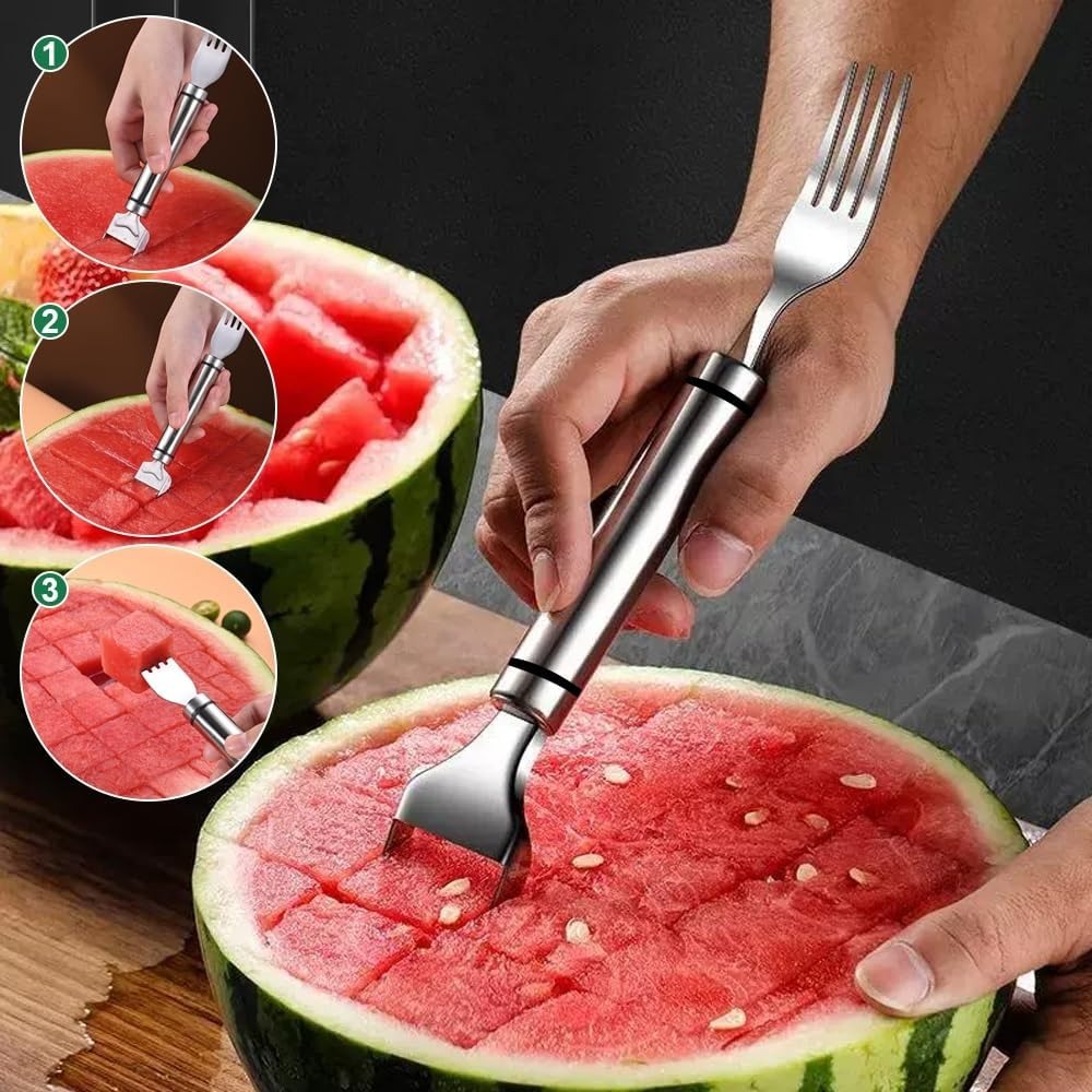 2-In-1 Stainless Steel Fruit C - Kitchen Gadgets Home Party ulasan dan harga