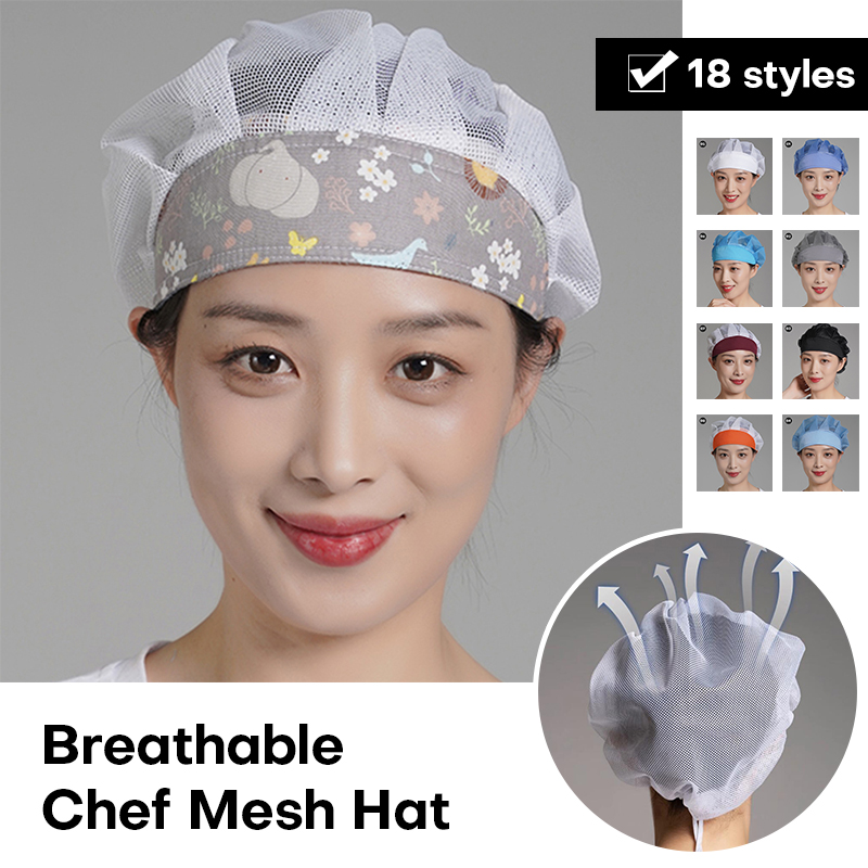 Men Women Chef Hat Dustproof C - Kitchen Gadgets For Women ulasan dan harga