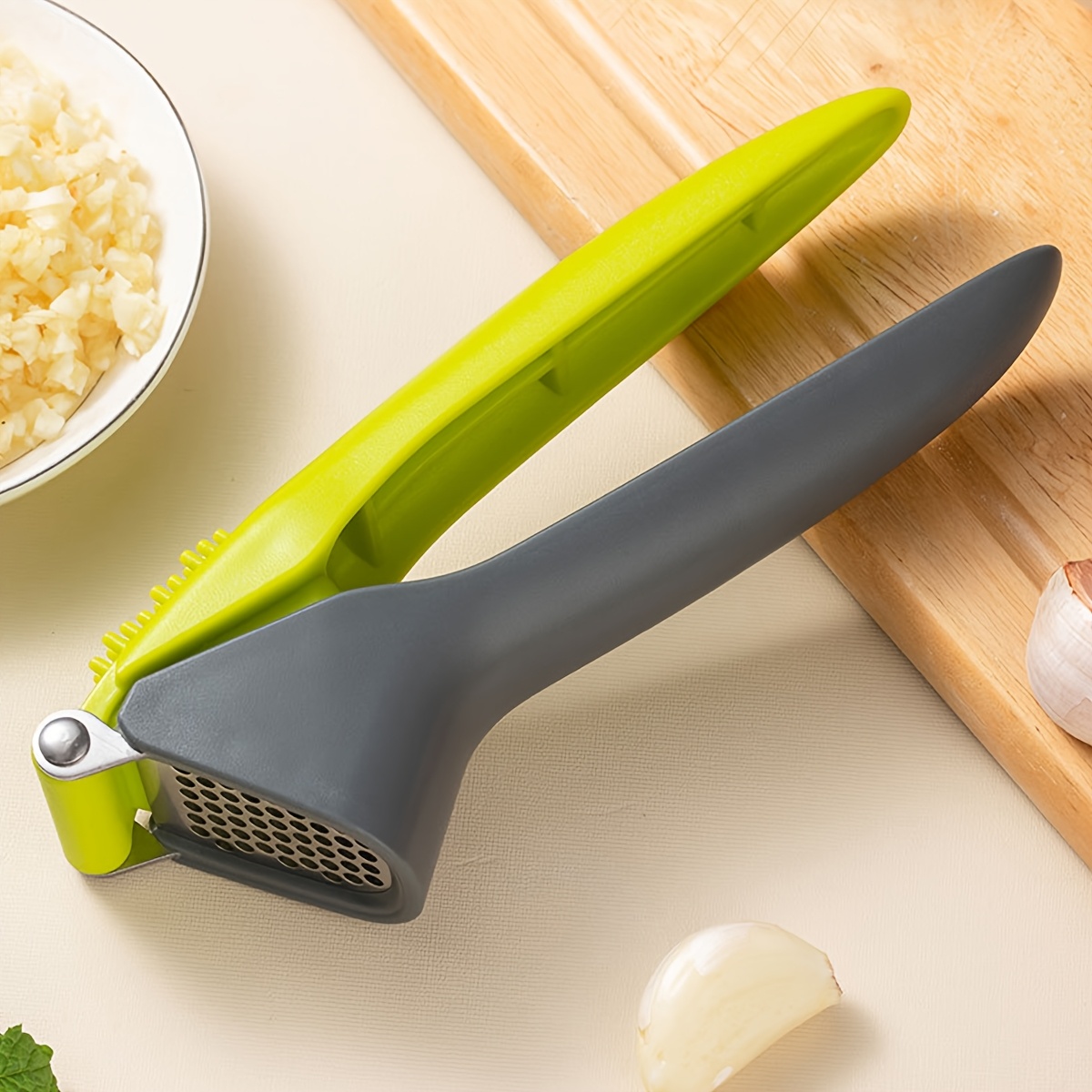 1pc Manual Garlic Press & Minc - Manual Garlic Press ulasan dan harga