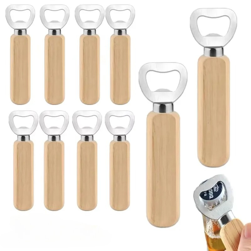Stainless Steel Wooden Bottle  - Kitchen Gadgets Home Party ulasan dan harga