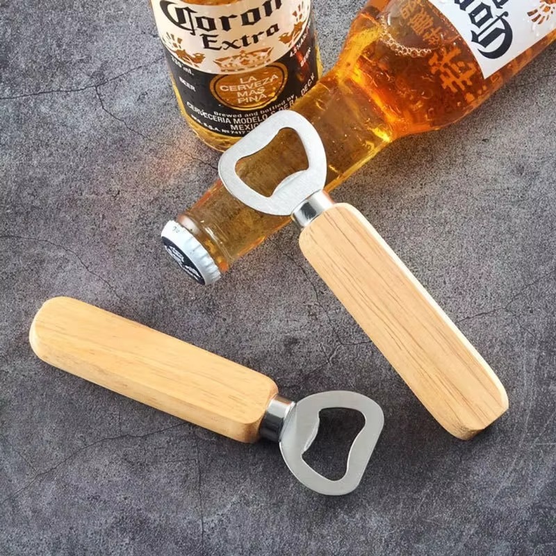 Stainless Steel Wooden Bottle  - Kitchen Gadgets Home Party ulasan dan harga