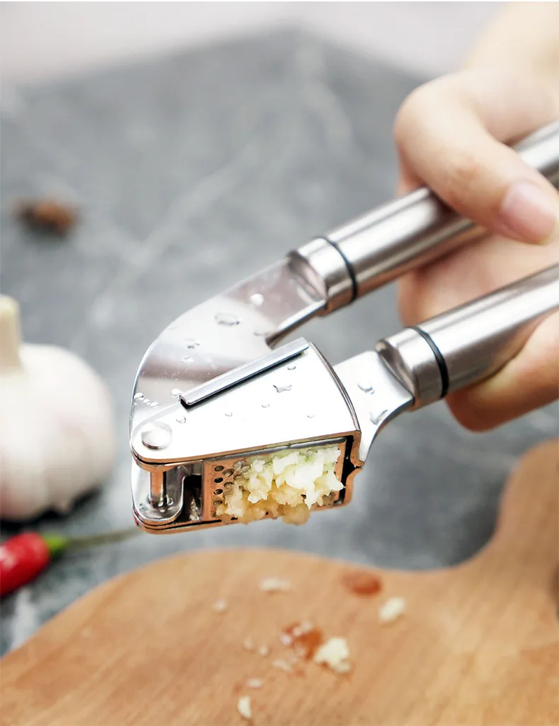 Garlic Press Crusher Stainless - Kitchen Hand Gadgets ulasan dan harga