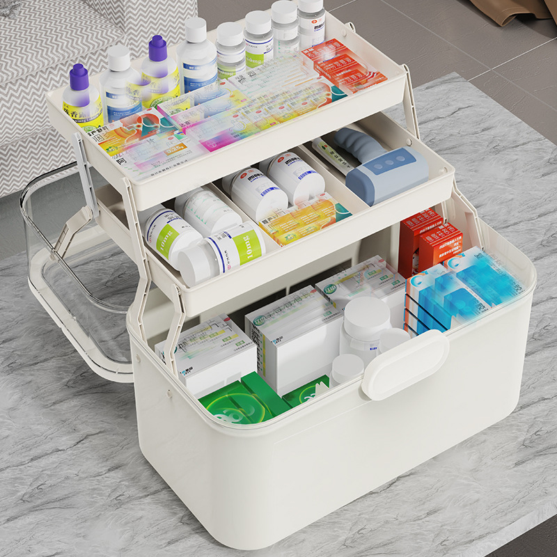 Large Capacity Clear Lid Medic - Kitchen Gadgets Cabinet ulasan dan harga