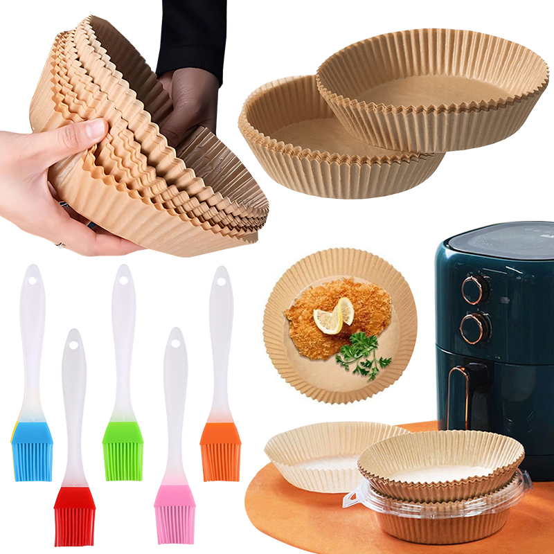 50/100PCS Air Fryer Paper Plat - Kitchen Gadgets Baking ulasan dan harga