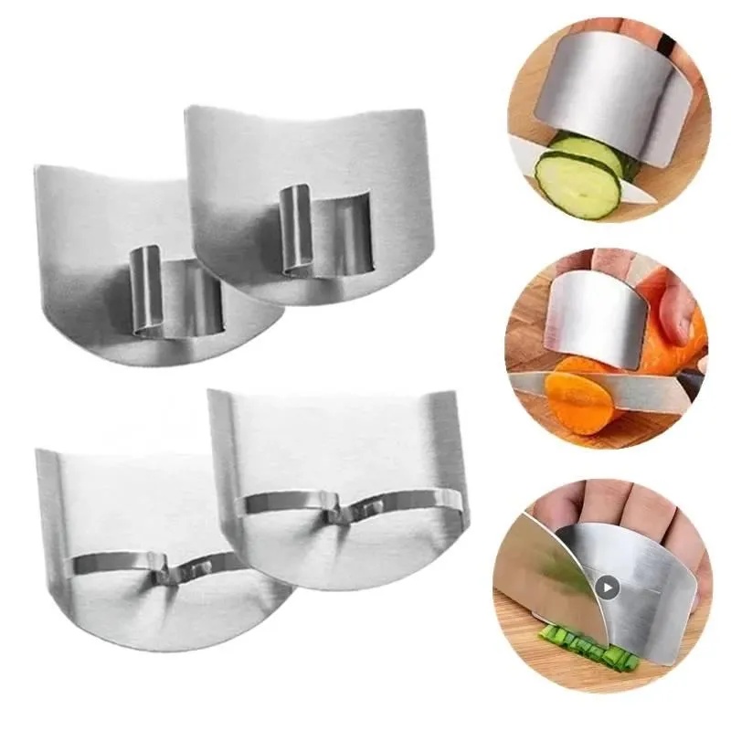 1-6Pcs Stainless Steel Finger  - Kitchen Hand Gadgets ulasan dan harga