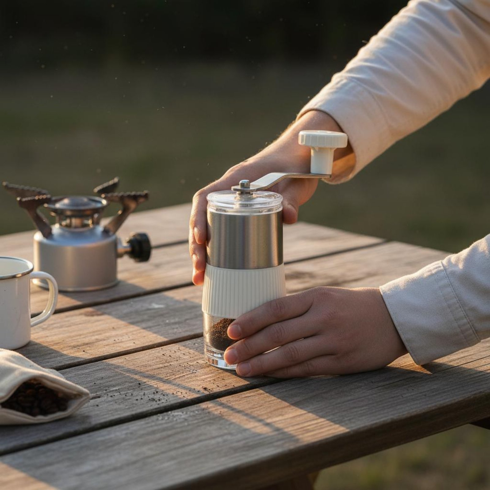 Manual Coffee Grinder Uniform  - Kitchen Hand Gadgets ulasan dan harga