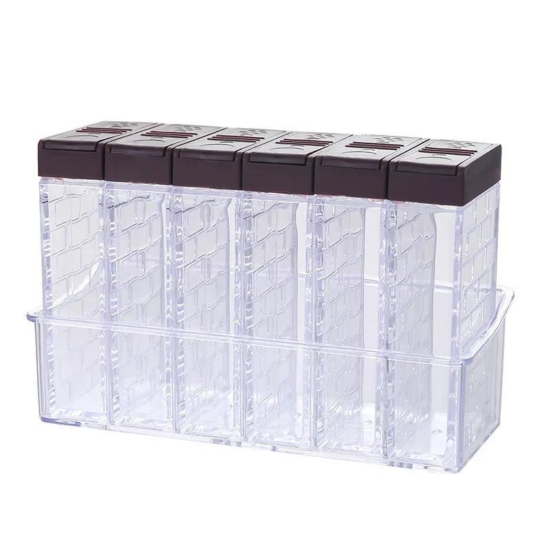 6pcs/Set Spice Storage Spice J - Korean Kitchen Gadgets ulasan dan harga