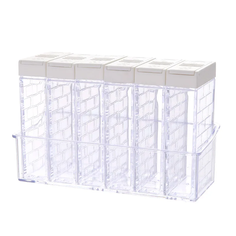 6pcs/Set Spice Storage Spice J - Korean Kitchen Gadgets ulasan dan harga